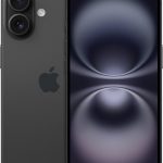 Apple iPhone 16, US Version, 128GB, Black – Unlocked (Renewed)