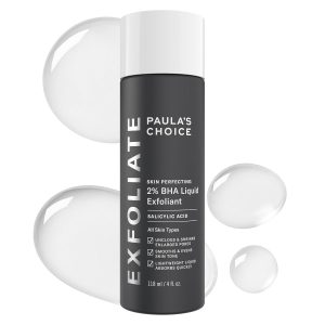 Paula’s Choice SKIN PERFECTING 2% BHA Liquid Salicylic Acid Exfoliant-Facial Exfoliant for Enlarged Pores, Wrinkles & Fine Lines, Suitable for Blackhead-Prone Skin, Fragrance-Free